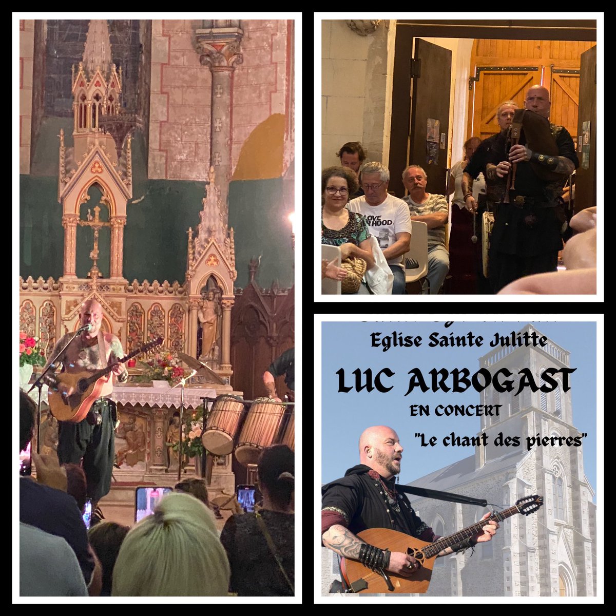 🎼 quel talent et quelle générosité ‼️soirée concert à l’église de Saint-Cyr-en-Pail avec <a href="/LucArbogast/">-LUC ARBOGAST-🌍</a> pour financer les travaux de l’église 👏 aux amis du #patrimoine