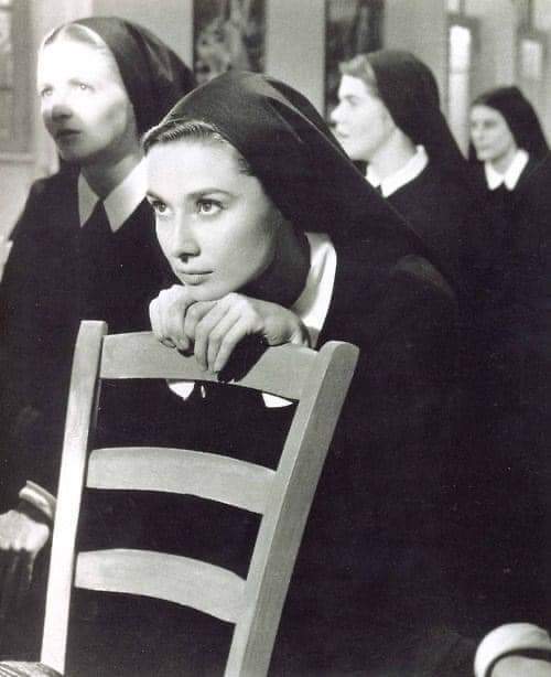 #AudreyHepburn in the #NunsStory 🤍