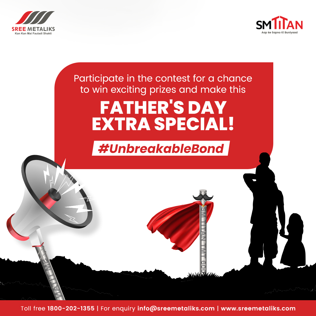 'Calling all sons and daughters! It's time to celebrate the unbreakable bond you share with your dad. Share your heartwarming stories, moments, and memories that showcase the incredible connection you have with your father. #UnbreakableBondsContest #CelebrateDad #ShareYourStory'