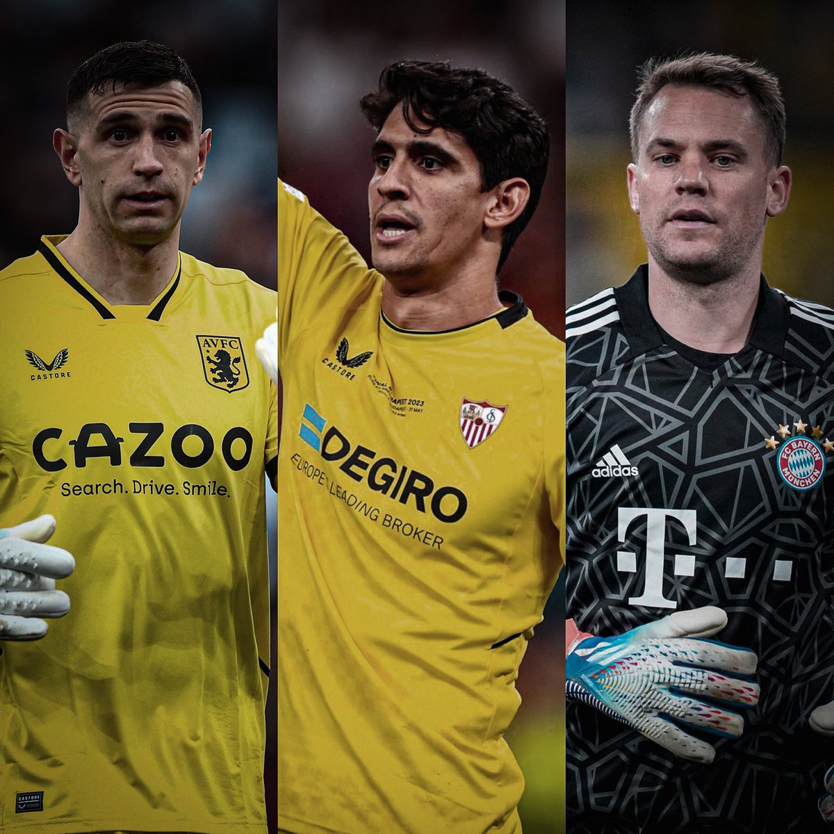 Chelsea’s GK should be either:

• Martinez🇦🇷 - Great shot stopper, leader, has personality — 30 yrs old

• Bounou🇲🇦 - Great reflexes, consistent, good on pens — 32 yrs old

• Neuer🇩🇪 - Rogue & unlikely, but he’s still class  — 37 yrs old

They all pave the way for Slonina