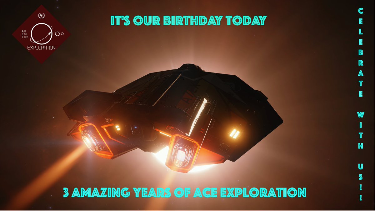 AceExploration's tweet photo. Your favorite Squadron's favorite Squadron turns 3 today! It has been hell of a ride!!! https://t.co/I85wTP4b0m