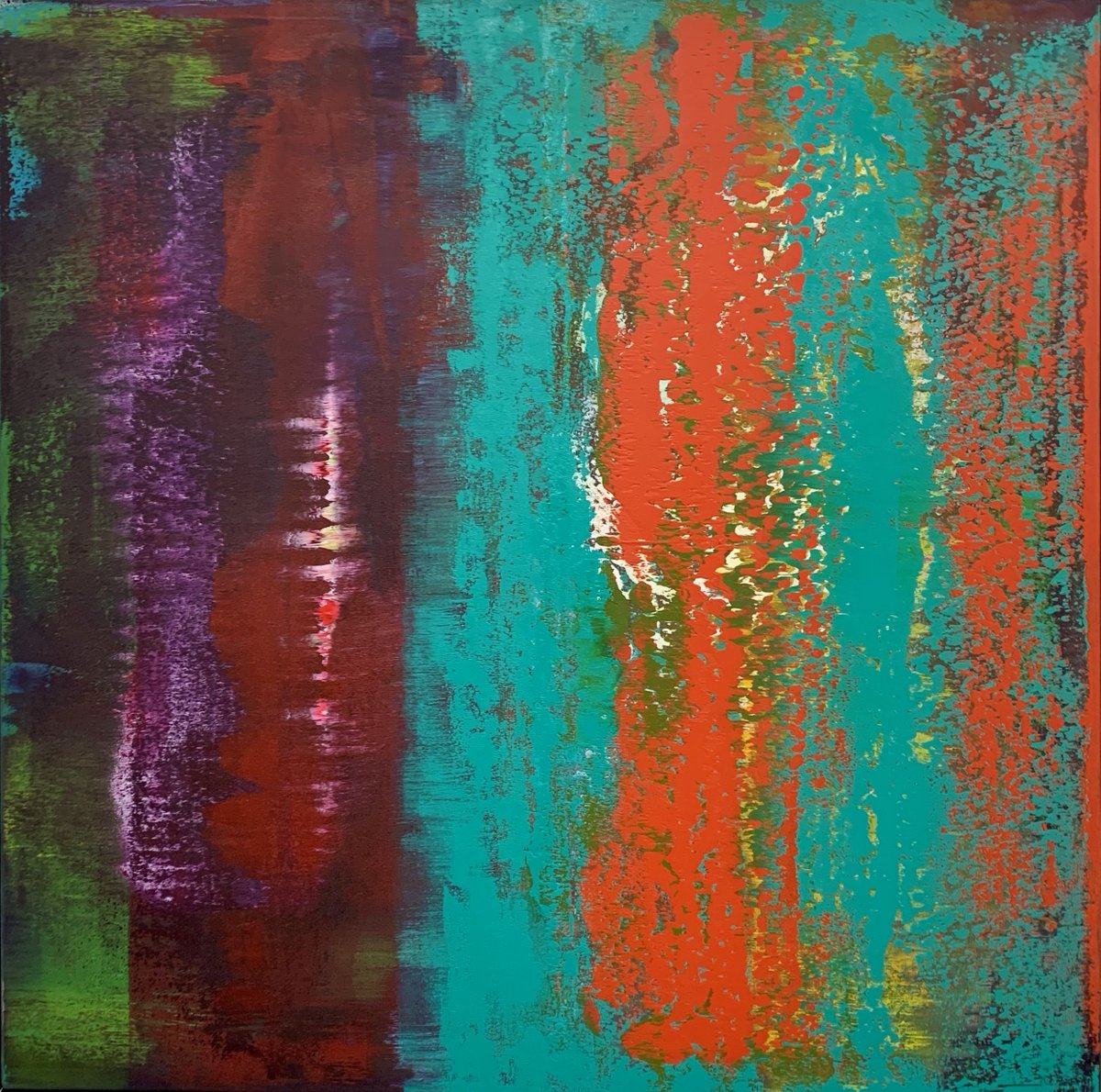 Richardianheys's tweet photo. On the High Street in #Reigate you'll find an orange door &amp; this leads to the treasure trove which is @adamsgallery42 This painting Stolen Time 162 can be found there - something to perk up your space! #loveabstract #artinsurrey #richardheys #artgallery #interiordesign #paintings https://t.co/fDoYElUi2k