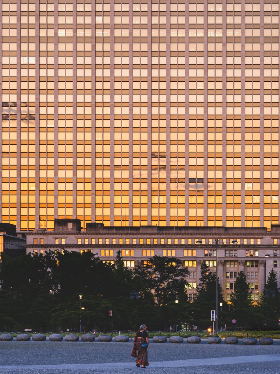 Sunset Building in Tokyo
東京で見た夕日