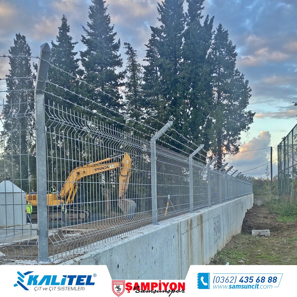 kalitelcit's tweet photo. ✅Yapılan Uygulama: Galvanizli Panel Çit ve Dikenli Tel Uygulamamız...
📍Uygulama Yeri: Merkez - Çarşamba/Samsun
(Alkataş İnş.A.Ş. &amp; Saski Ortaklığı)

✔️Keşif ve Bilgi İçin;
☎️0362 435 68 88
📱0545 688 55 05
🌍https://t.co/uDcbNP8pj9

#çit #çarşamba #panelçit #samsun #atakum https://t.co/yPcTtoOjKE