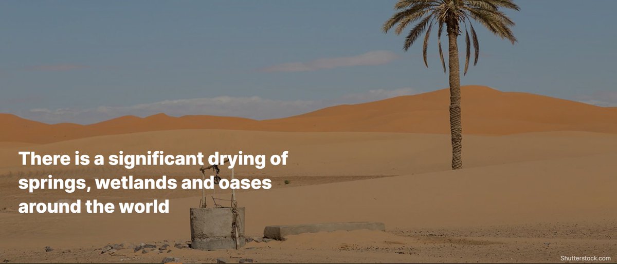 #DidYouKnow #Groundwater-dependent ecosystems provide habitat, support biodiversity, &amp; buffer floods &amp; droughts?

On #WorldDaytoCombatDesertificationandDrought &amp; every day, let's take #WaterAction to safeguard groundwater.
unesco.org/reports/wwdr/2…

#MakeGroundwaterVisible