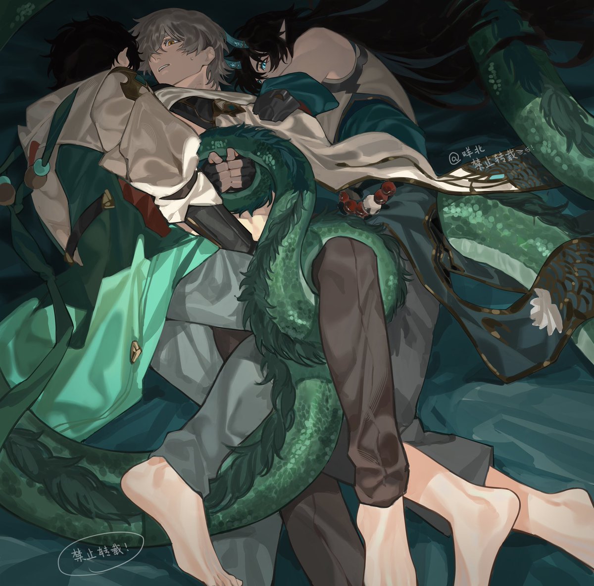 miemiebei's tweet image. #dancae #丹穹
🐉×2