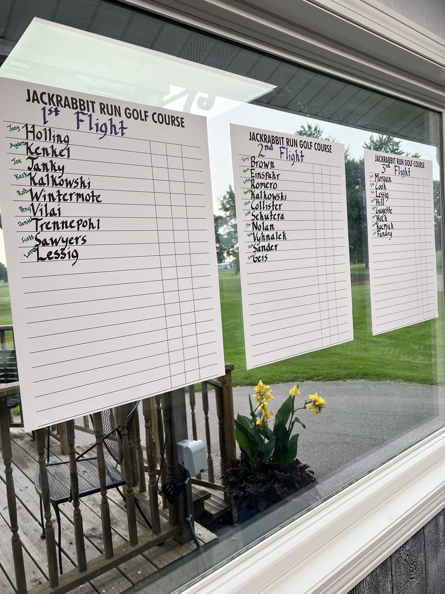 Good Morning! ☀️ 
GIMGA Stableford this morning! We’ll keep you updated! 🐇
#LUGolf #JackrabbitRun