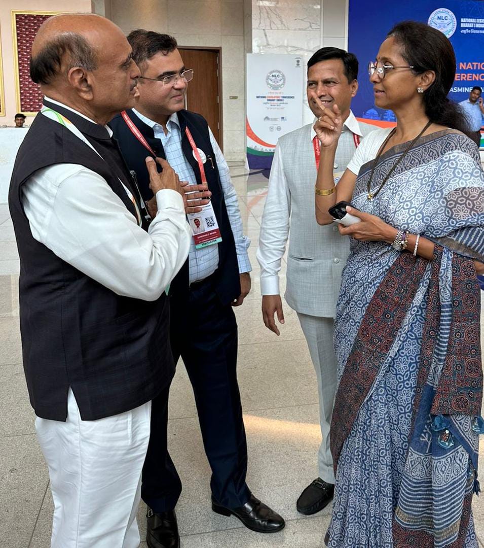 Supriya Sule on Twitter "Met with Dr. Bhagwat Karad (DrBhagwatKarad