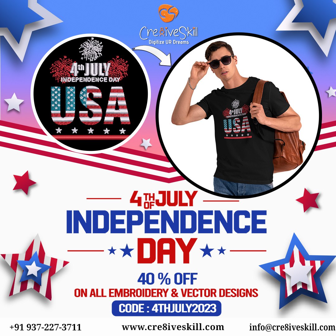 Independence Day Special! Get your creative juices flowing with Cre8iveSkill!
 
Avail of this patriotic discount 
using the exclusive promo code: 
'4THJULY2023'. 
 
Grab The Deal Now:
cre8iveskill.com/shop

#cre8iveSkill #4thjulydesigns #happy4thofjuly #4thjuly #indepandanceday