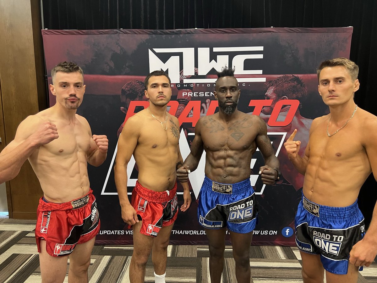 Road to <a href="/ONEChampionship/">ONE Championship</a> semi finals

LIVE from the <a href="/GreyEagleResort/">Grey Eagle Resort & Casino</a>  

PPV /
Tickets muaythaiworldcup.com