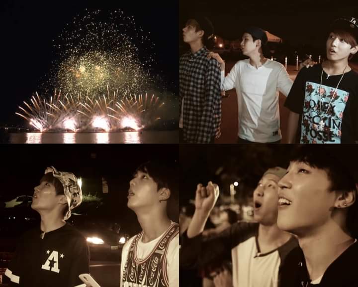 [Imagine]
BTS of 2013 used a time machine to go to June 17, 2023, to watch fireworks to celebrate 10 years since their debut.
#10YearsWithBTS
#10yearswithBTS
#BangtanTurns10
#10YearsOfAPOBANGPO
#BulletProofingSinceADecade
#ADecadeAndCounting
#BestFriendsSince10Years