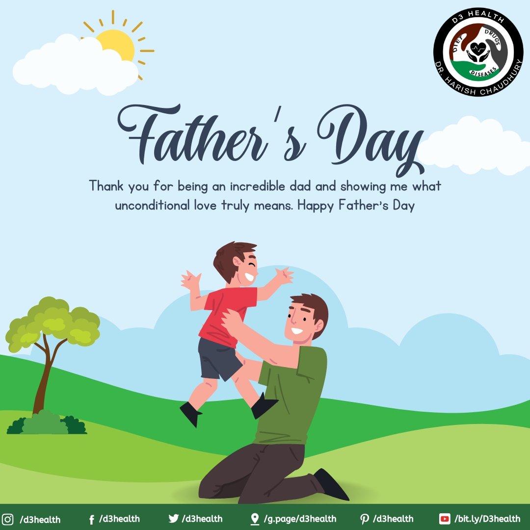 On this special day, I reflect on the countless memories, laughter, and love shared with my dad. Thank you for being the best role model and friend. Happy Father's Day! #HappyFathersDay #MemoriesWithDad #d3health #drharish #harishchaudhury