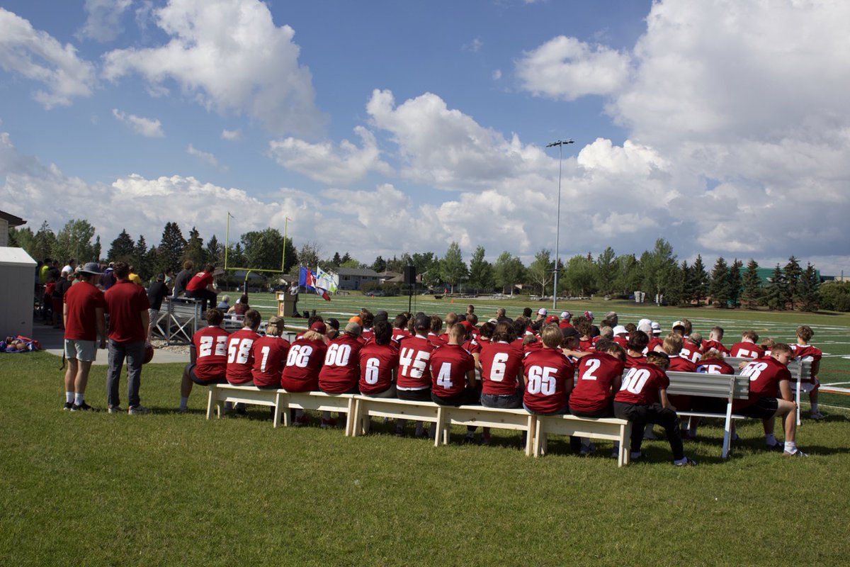 RVS was joined by @BlakeRichardsMP @RockyViewCounty @TownofCochrane and the Cochrane Track & Field Association for the opening of the new turf field in Cochrane. A community project, the field was funded by RVS, RVC, the Town of Cochrane, private donors and @PrairiesCanEN