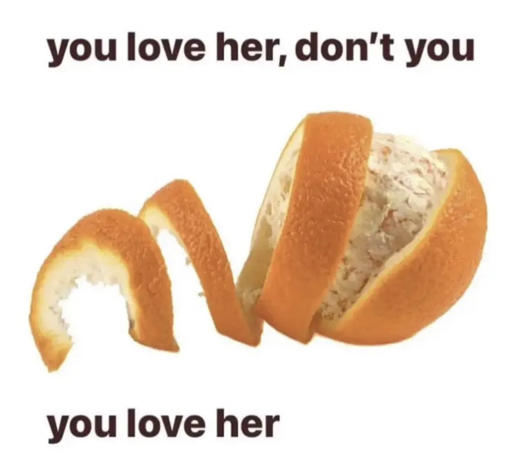 poetry but oranges are so important to me