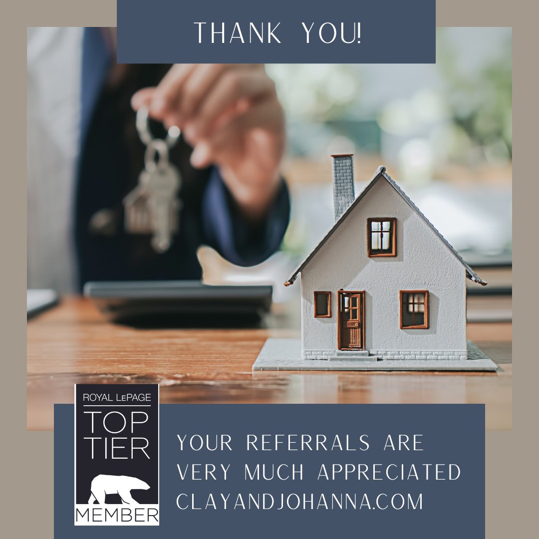 Our biggest source of business is always your referrals, we really appreciate them! Thank you so much! Our clients are the best!
#ClayAndJohanna  #fraservalley #marriedandhappy #RoyalLePageWolstencroft  #AbbotsfordBC #SurreyBC #LangleyBC #ChilliwackBC