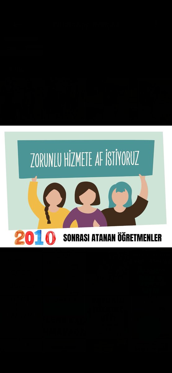 <a href="/Yusuf__Tekin/">Yusuf Tekin</a> Sayın Bakanım bizim de yaralarımızı sarın 13 yıldır beklenen ZORUNLU HİZMET AFFI müjdesini verin artık