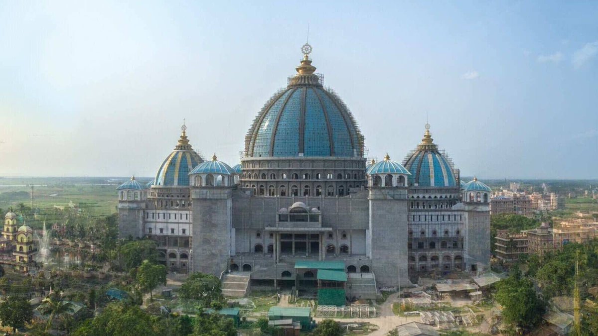 @abhinav_blogger In Mayapur, Bengal. 
Still under construction.