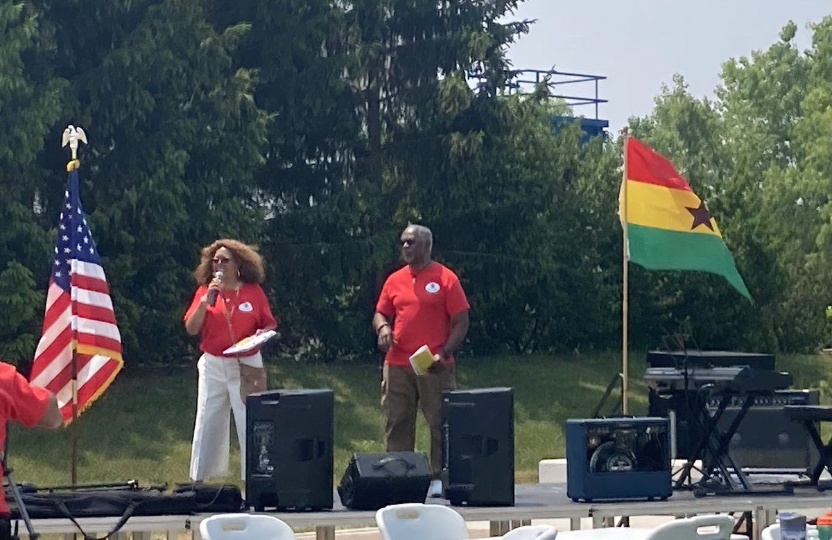 MKPrusnick's tweet image. #junetheenth in ⁦@HanoverParkVlg⁩ is getting underway!!! Thank you HP Sister Cities Cmte for planning such an amazing celebration 🌟♥️