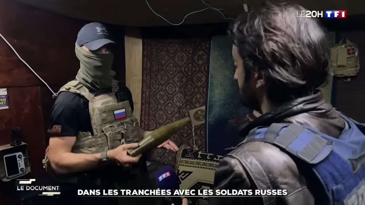 Blatant law violation from @TF1 reporters that were filming their recent video from russian trenches on the occupied Ukrainian territory. We expect @francediplo_EN to react.