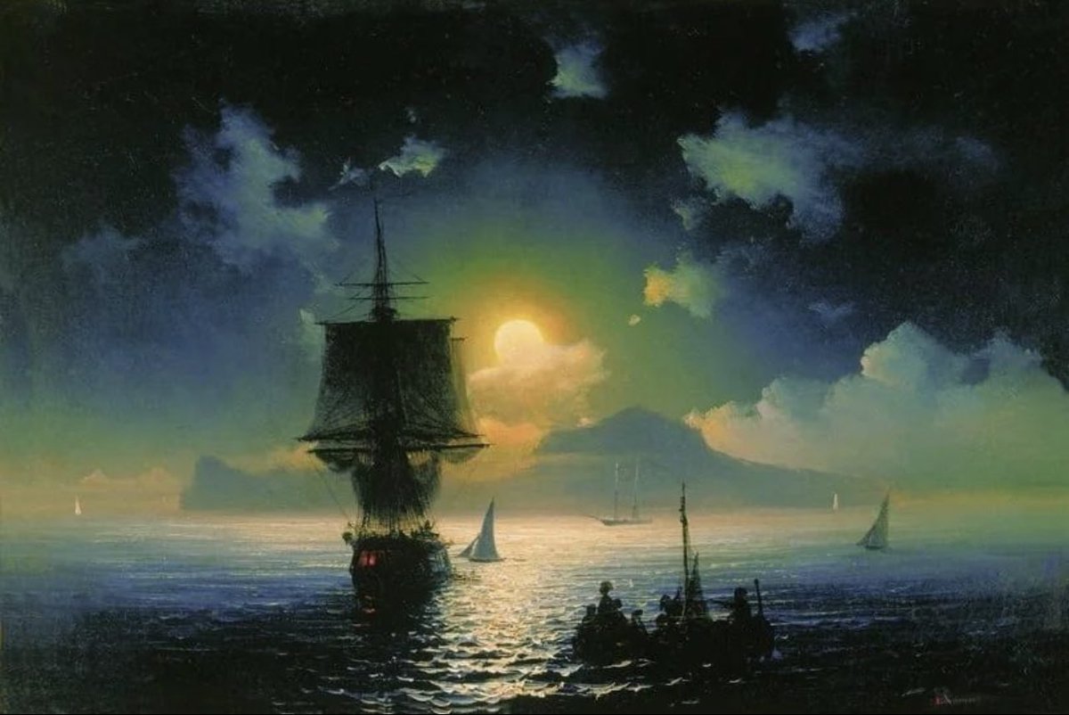 “Capri’de Gece”

🎨 İvan Aiavazosky - 1841