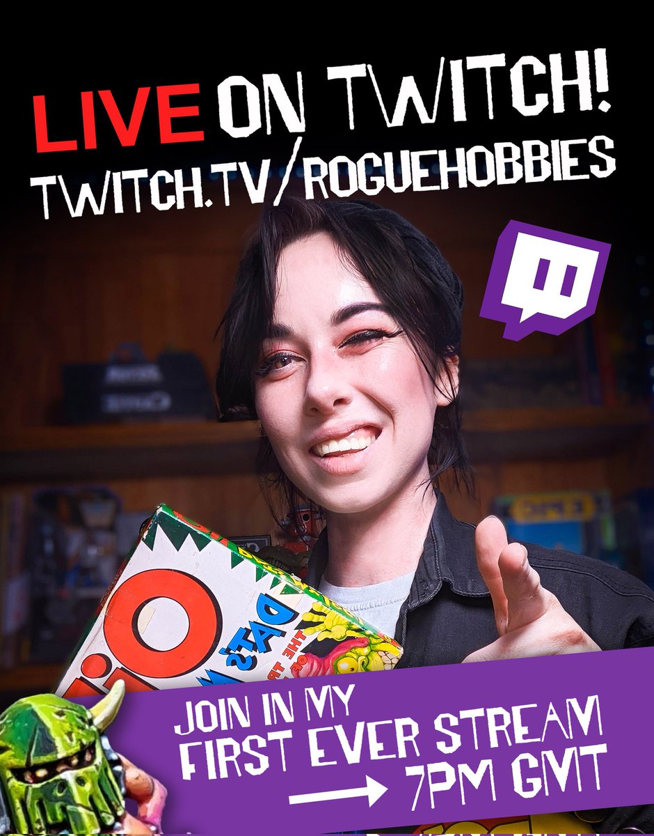 🔴 Well this is extremely exciting!!

Tonight for the first time ever I'll be going solo on twitch! I'm all nervous and excited so make sure you tune in to say hi and be my bud 🥹

I'll be live from 7pm until...whenever I guess??

LETS GOOO!!!

#warhammer #Warhammercommunity