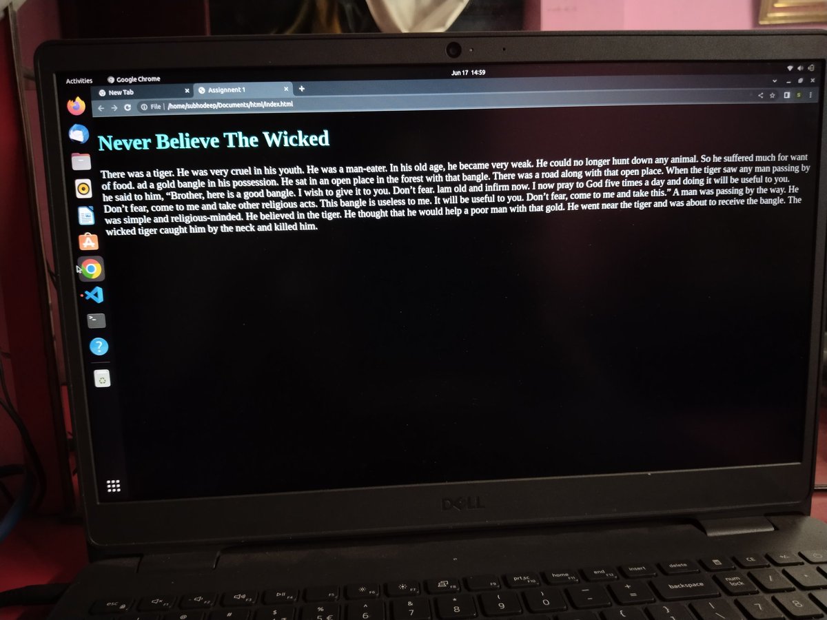 subhadip_goraii's tweet image. Day 3 of #100DaysOfCode 
.
.
Create a web page using HTML &amp;amp; CSS.

#selftaughtdeveloper
#CodeNewbies
#learningtocode
#lovetocode