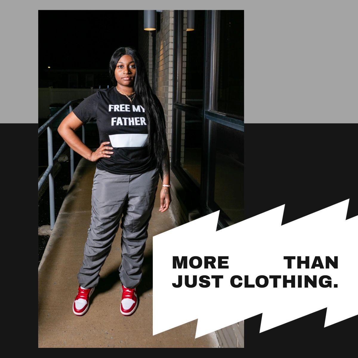 Our T-shirts are a way to share support for sentencing reform and raise awareness about the impact of incarceration on families. Join us in advocating for change!