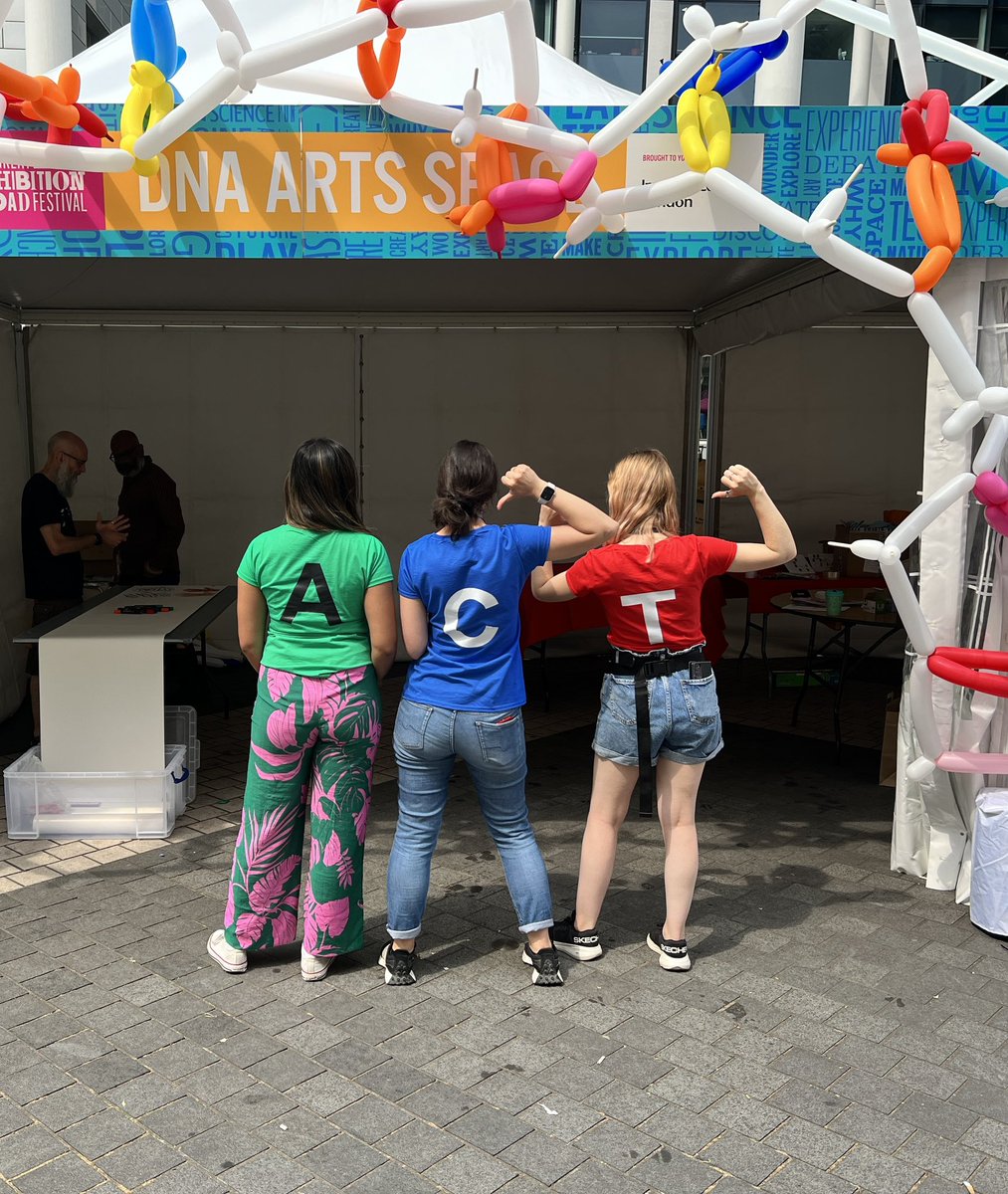 Get your A C T together and come see us at the DNA Arts Space on Great Exhibition road! #thegreatexhibitionroadfestival #ExRdFest #imperialcollege @Hammaude @CebolaLab  @ExRdFestival @imperialcollege @ImperialMDR
