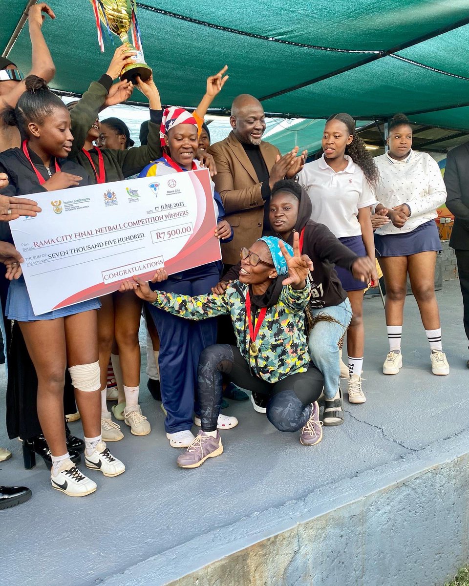 CollenMashFound's tweet photo. Today, Collen Mashawana visited Rama City to attend a Youth Day Event that included sports competitions to motivate young people. In his speech, Mashawana revealed that CMF will soon introduce an Educational Bursary Program. #ramacity #cityoftshwane https://t.co/s0t4LLh7V1