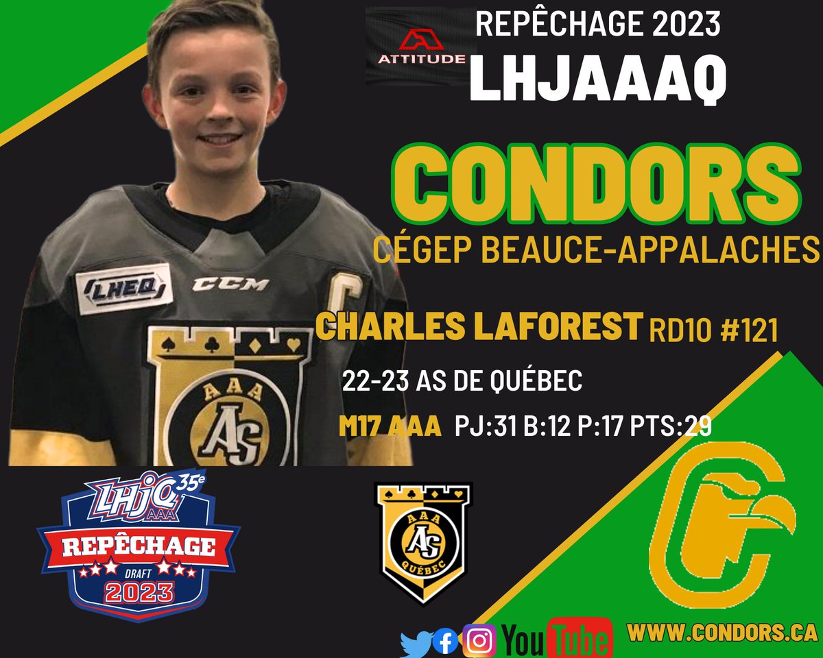 Condors hockey du Cégep Beauce-Appalaches tweet media