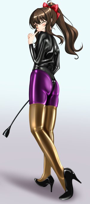 ぴっちりボンデージちゃんです
叩かれたいですね(*'ω`) 