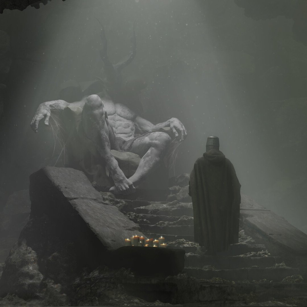 Sentinelcreativ's tweet photo. SUMMONING THE DEMON GOD by Vincent MacTiernan
https://t.co/2owkp2oLcY https://t.co/Lo6RbiBabz