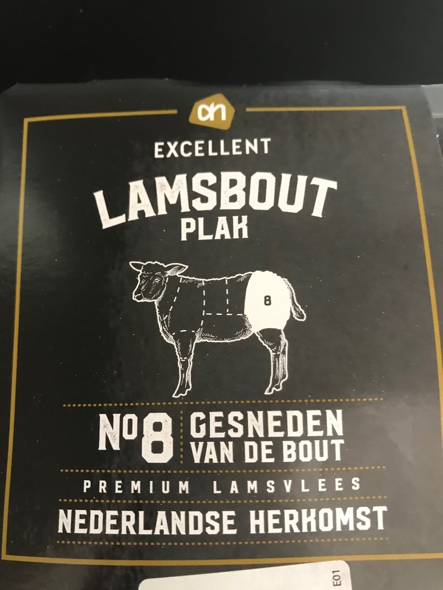 Heb een stuk vlees gekocht. Op de verpakking staat in letters dat het een schaap is, het plaatje is koe, geen idee wat ik eten ga zo!! 
Mocht ik niet meer berichten dan weten jullie waar het aan ligt: het was fijn jullie gekend te hebben!! ☺️☺️!!