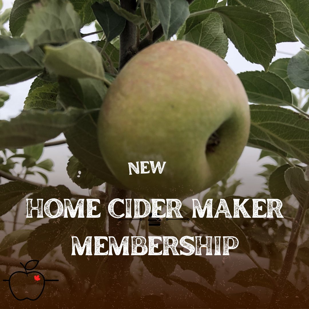 Canada's national Cider Association now has membership for non-commercial cider members.  Get access to all sorts of news, services, mailing list, production and equipment support, discounts on events and more.  $40 annually!   Info and more at cidercanada.ca