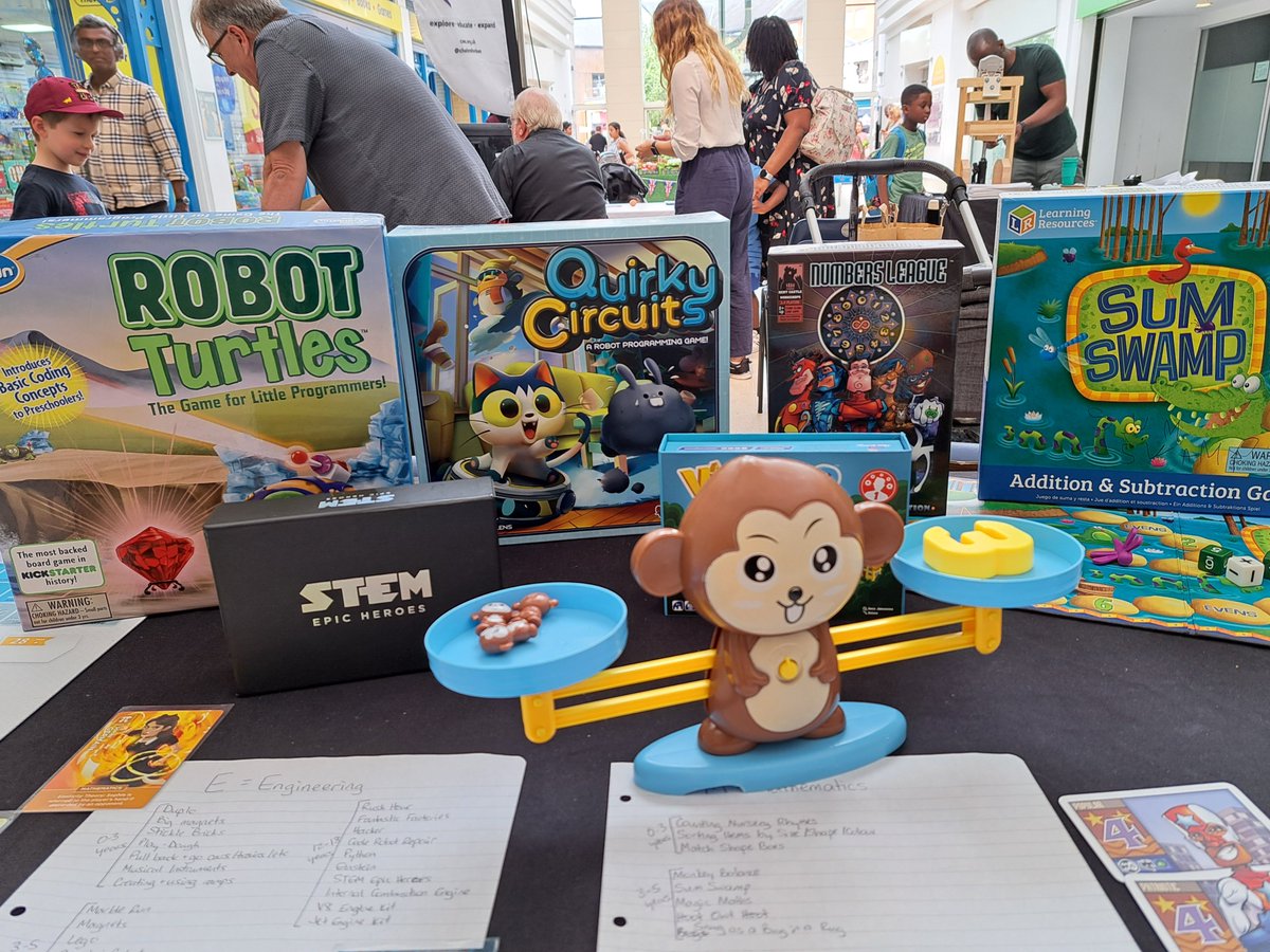 Enjoyed discussing #STEMActivities for kids aged 0-18 years at #Chelmsford 's Do and Discover today. 

Post your favourite Science, Technology, Engineering, or Mathematics activity below!

@chelmsfordses @AngliaRuskin @ARU_EBE @ARU_FSE #HomeSchooling #PlayAndLearn