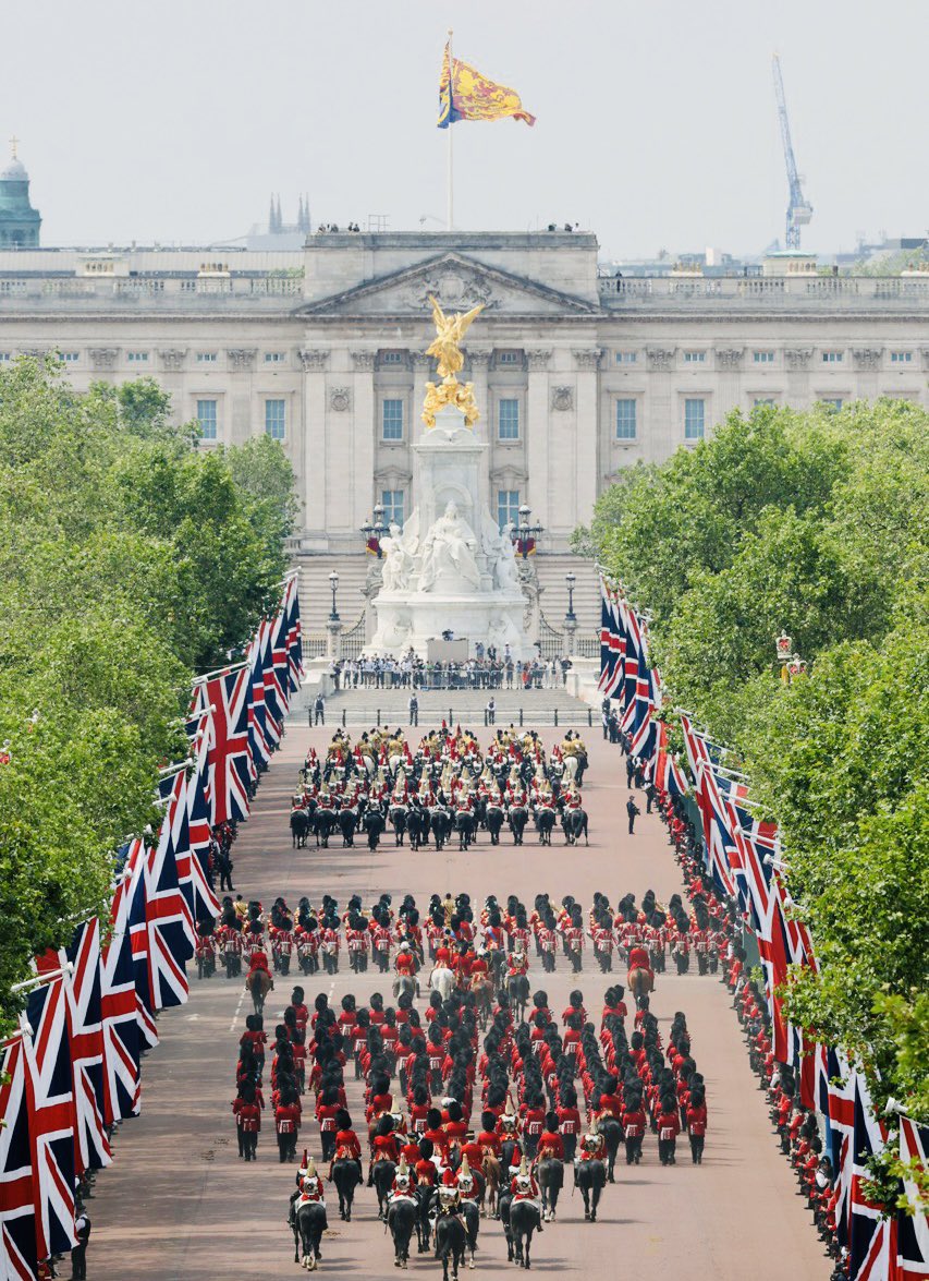 Britain is a land of ancient traditions and pageantry. #TroopingoftheColour