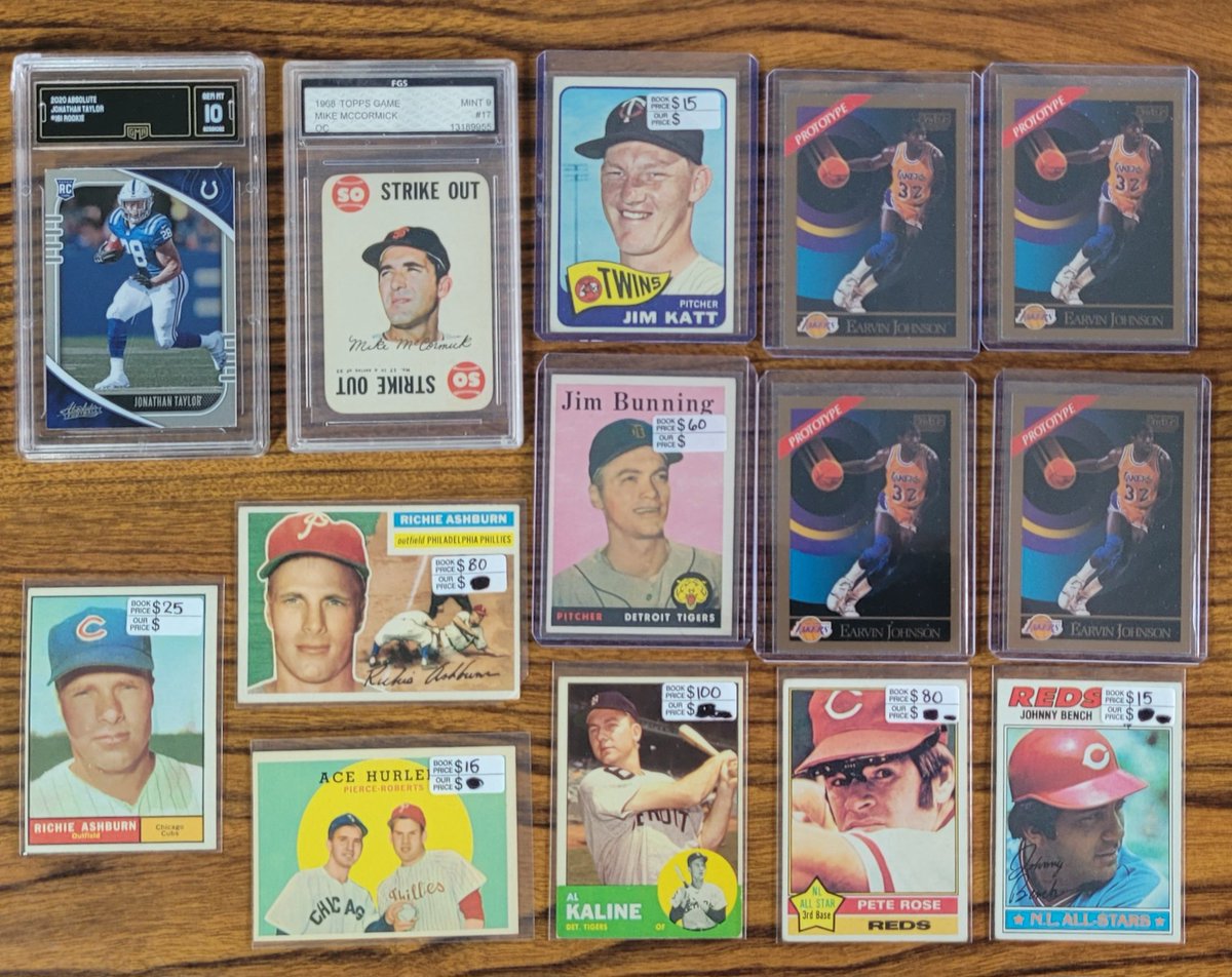 I've added the 14 cards in the 2nd picture to the $50 giveaway. If I have to add more, I will.  You have until tomorrow at 2:00 EST to spend at least $50 to be eligible.  Check my timeline for plenty of great cards that are still available.  More goodies to in a few.