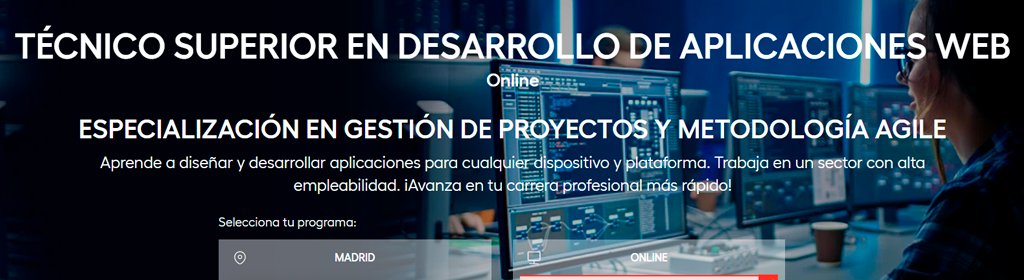 ejalepaco's tweet photo. #DAW en @UEuropeaOnline cc @UEuropea. Desarrollo Aplicaciones Web, desde Septiembre 2023.
Vamos con todo. https://t.co/8ZCoGaSGmc