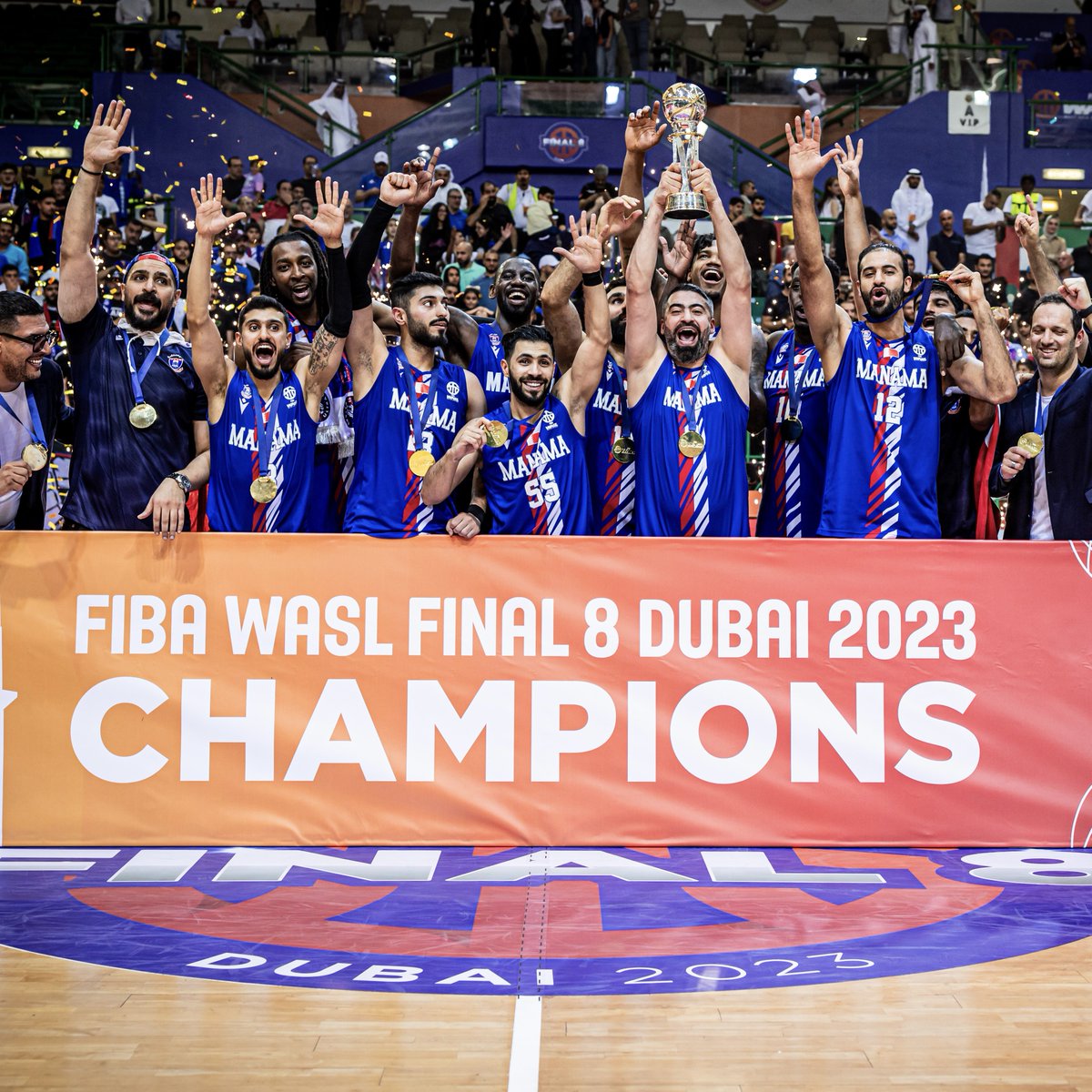 BCL_Asia's tweet photo. Mood: Your squad just clinched the first-ever #FIBAWASL title 🏆 https://t.co/vNi1pJvqUw