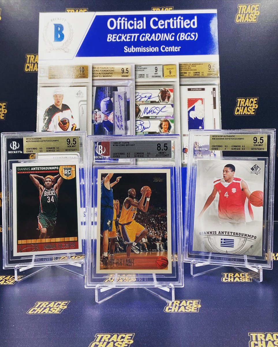🔥A RETURN WITH A BANG🔥

So happy to see our customers’ cards come back from @beckettcollect shining bright in graded slabs💯⚡️

Visit tracenchase.com/chaser/grading… and submit your cards for grading hustle-free💥

#whodoyoucollect #showyourhits #bgs #bgs10 #bycollectorsforcollectors