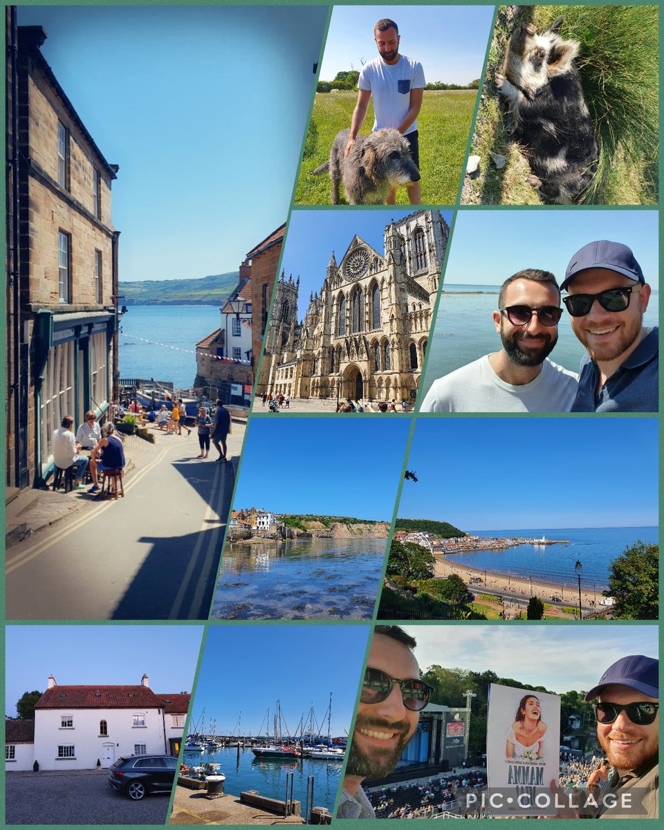 From York on our way, stopping near Pickering on an amazing little farm (with cute and friendly animals), visiting Robin Hoods Bay and finally ending in Scarborough to see #MamaMia in the <a href="/ScarboroughOAT/">Open Air Theatre</a>. A busy two days but another lovely get away! #Trip #Adventure #Theatre