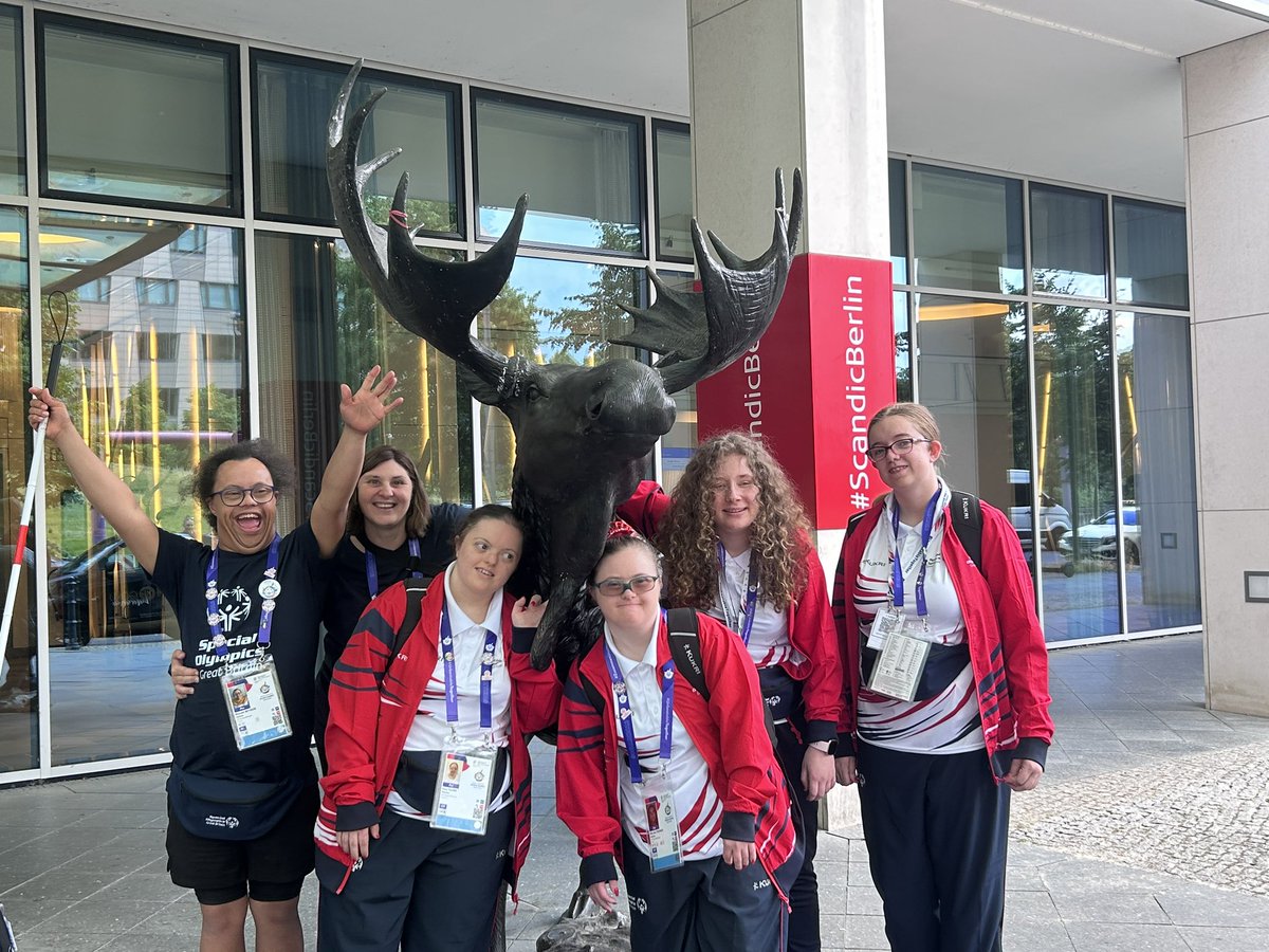 MichaelBeynon7's tweet image. Getting ready for the #SOWG_berlin2023 today , dancing with Team #Ghana &amp;amp;team #Gibraltar the atmosphere is building  #TeamSOGB