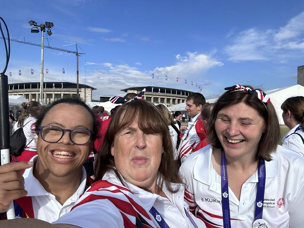 MichaelBeynon7's tweet image. Getting ready for the #SOWG_berlin2023 today , dancing with Team #Ghana &amp;amp;team #Gibraltar the atmosphere is building  #TeamSOGB
