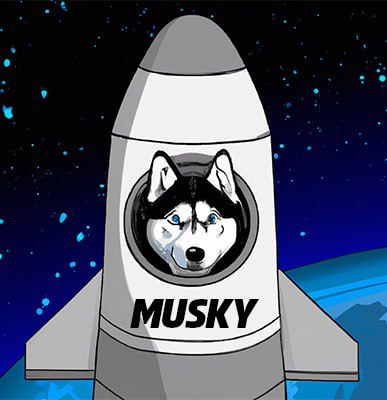 CryptoAirRadar's tweet photo. Elon Musky Fair Launch! 🐶🚀 Join the $MUSKY  revolution as we combine Elon Musk's power and a Husky dog's cuteness. 💪🐻🔥 Buy $MUSKY, join the community, and let's shill until Elon himself buys in! 🚀💎 

✅https://t.co/p10sRvzF1t

#ElonMusky #BNB #BSCGems https://t.co/dxiXzr8ovD