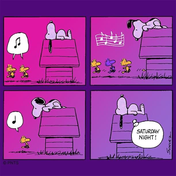 Peanuts_4Fans's tweet photo. Saturday night tonight! https://t.co/UFuxJrQb09