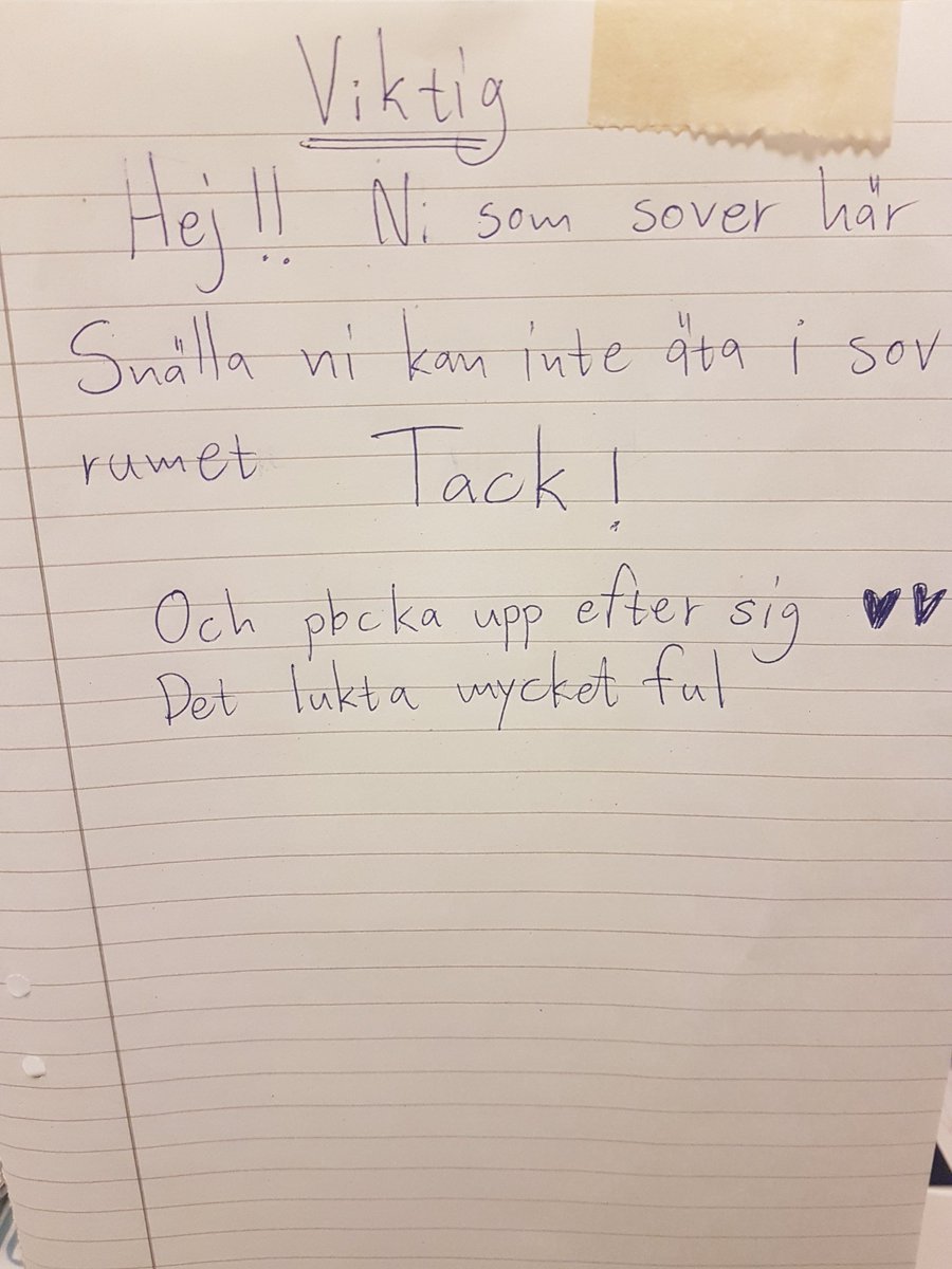 AnnaFornarve's tweet photo. Fråga 1: Vem äter i jourrummet?
Fråga 2: Vem äter ketchup i jourrummet?

Randarens bryderier. Två veckor kvar. 😁 https://t.co/F5VvOTrPP1