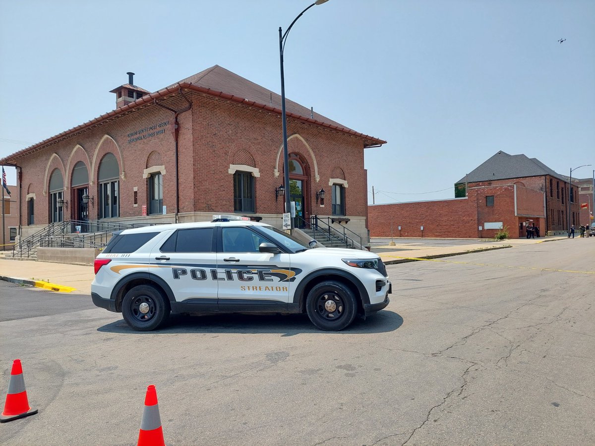 Please avoid the blocks surrounding the post office in Streator due to police activity.  Further details have yet to be released by authorities.