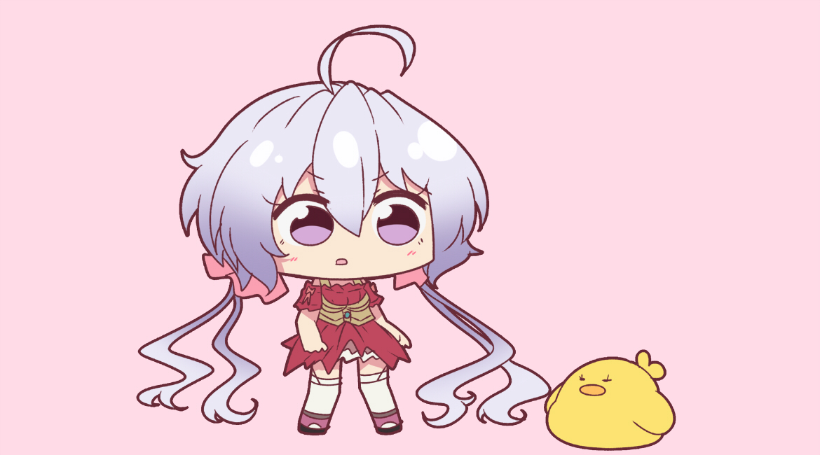 月読調 「#あなたのぴんく色の作品を見せてください」|鍋色きんのイラスト