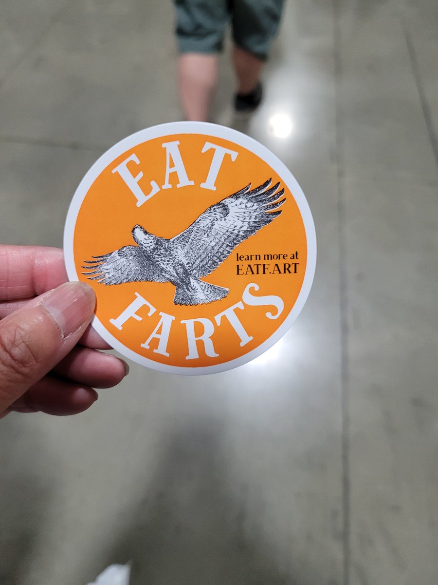 So cool to see @EffinBirds at @AwesomeCon.
