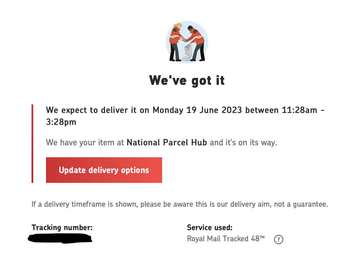 Guaranteed to arrive by Fathers day promise not going well. Well done <a href="/HotelChocolat/">Hotel Chocolat</a> :-(